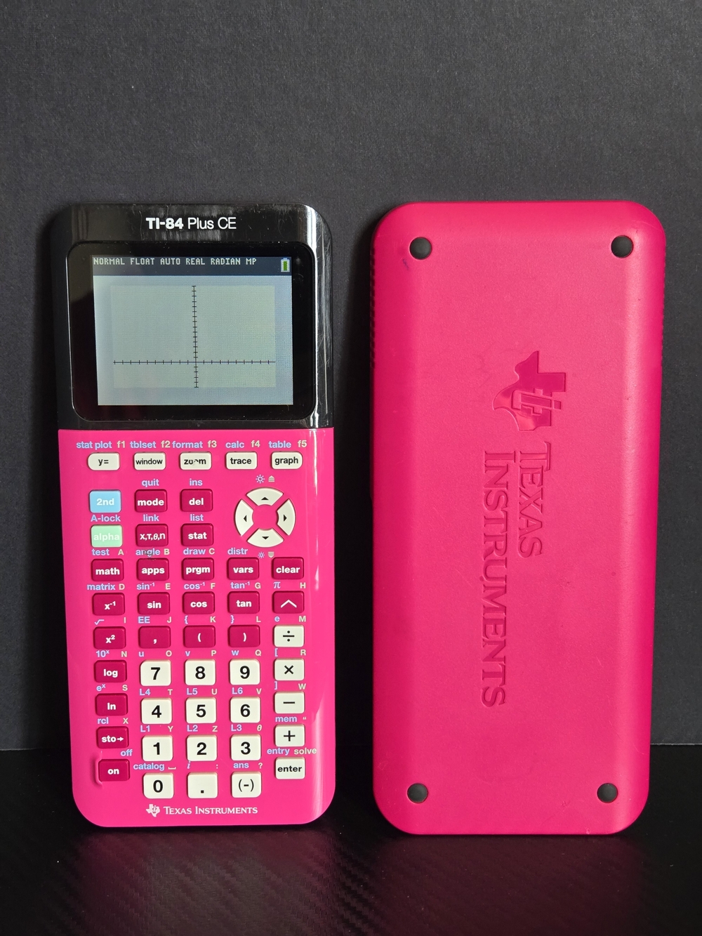TI-84 Plus CE Hot Pink Graphing Calculator w/ Cover - Working Texas Instruments